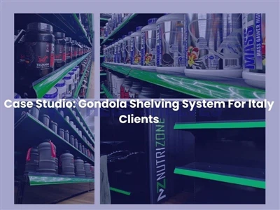 Case Studio: система стеллажей гондольного типа для клиентов из Италии